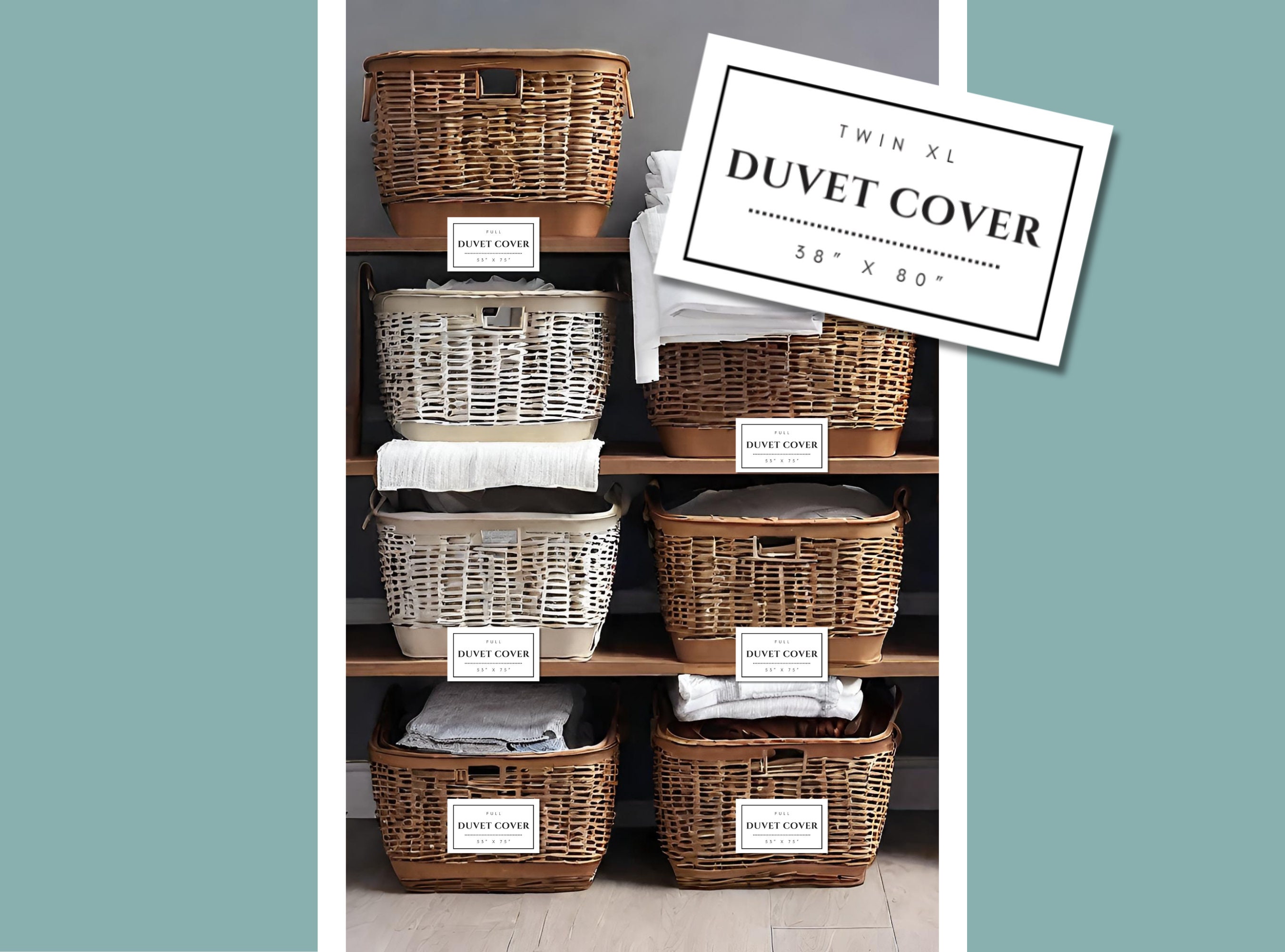 Printable Linen Closet Labels Signs for Sheet and Linen Organization