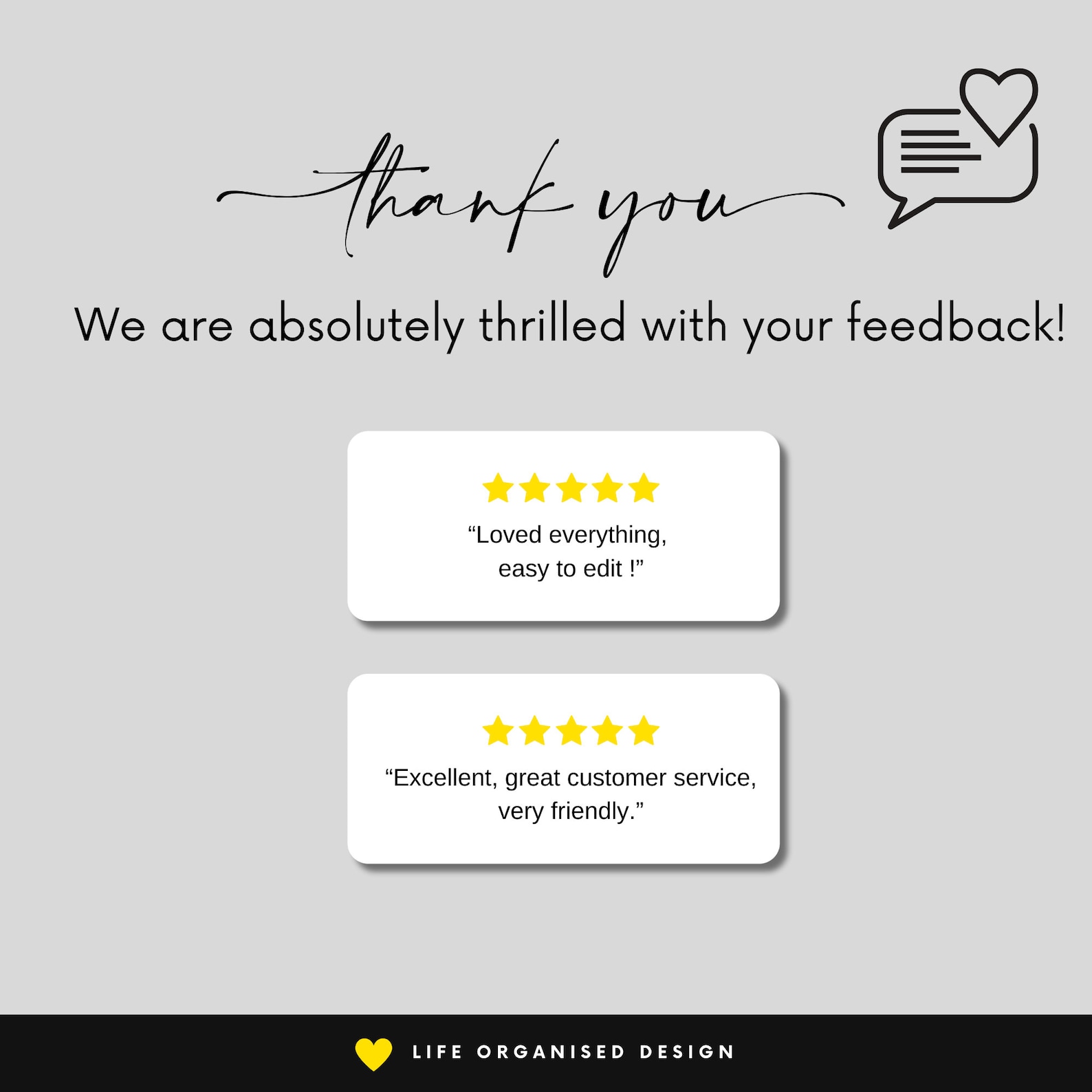 Etsy Shop Receipt, Etsy Receipt Banner Canva Templates, Etsy Order