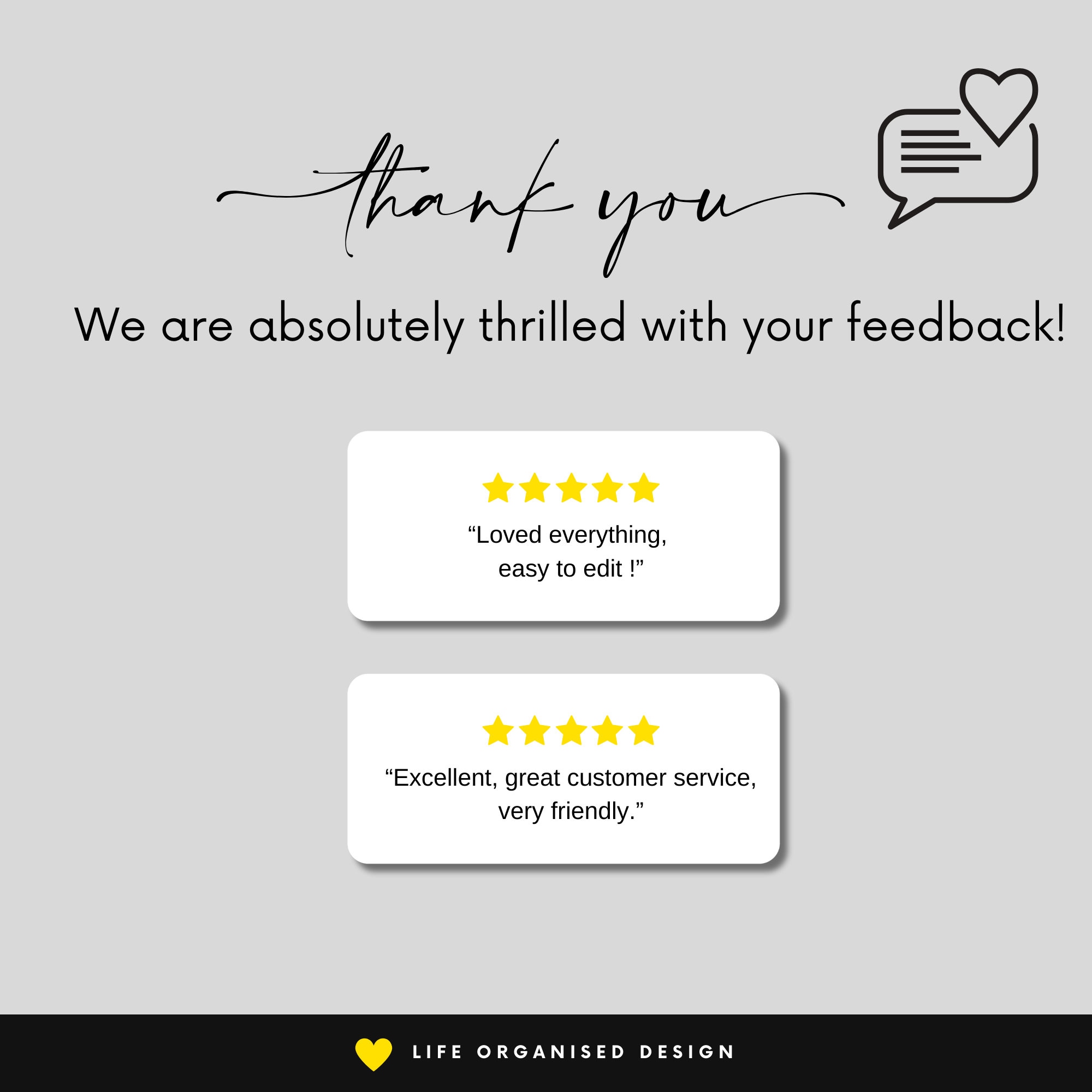 Etsy Shop Receipt, Etsy Receipt Banner Canva Templates, Etsy Order Receipt Banner, Etsy Store