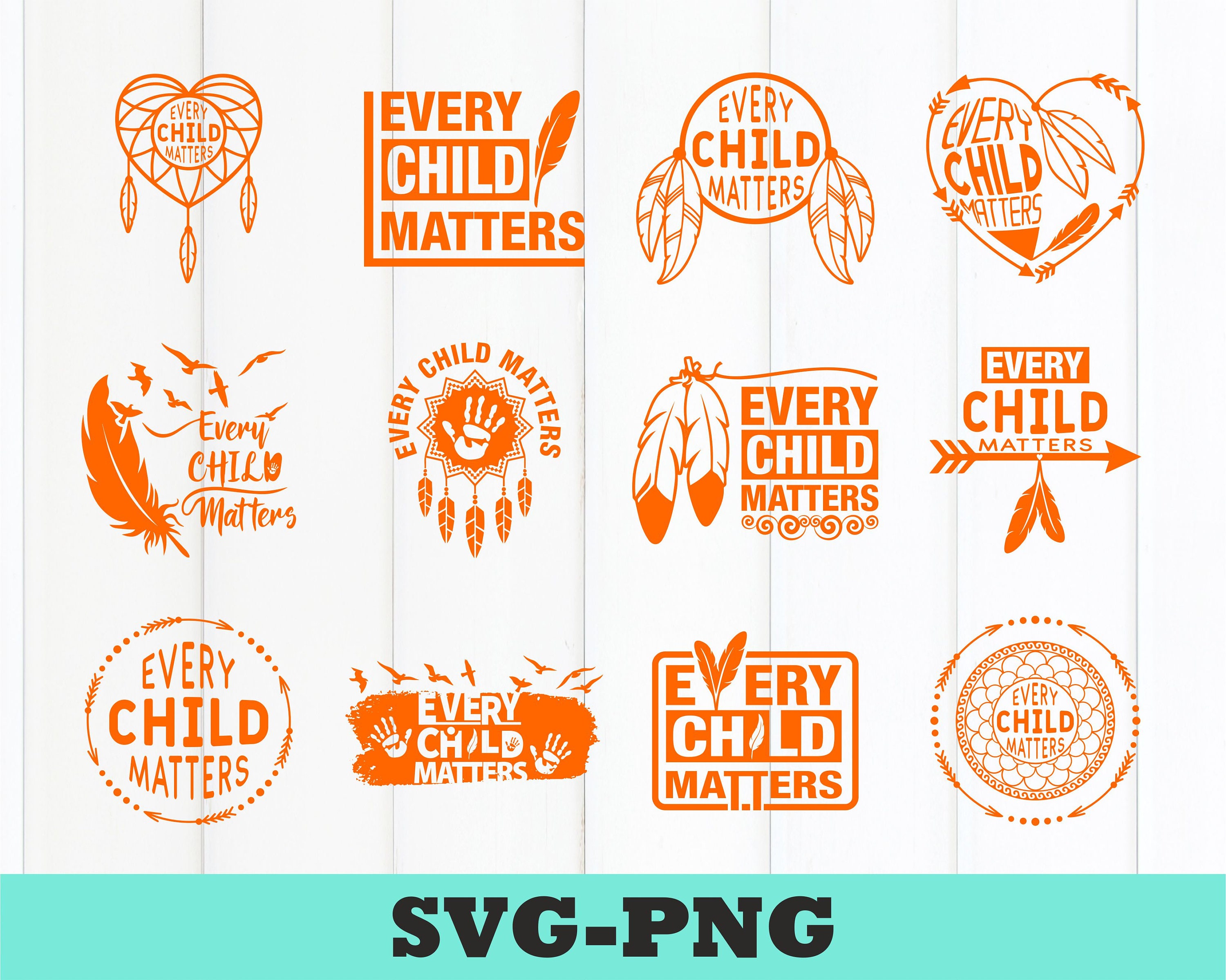 Every Child Matters Bundle SVG, Every Child Matters SVG, PNG