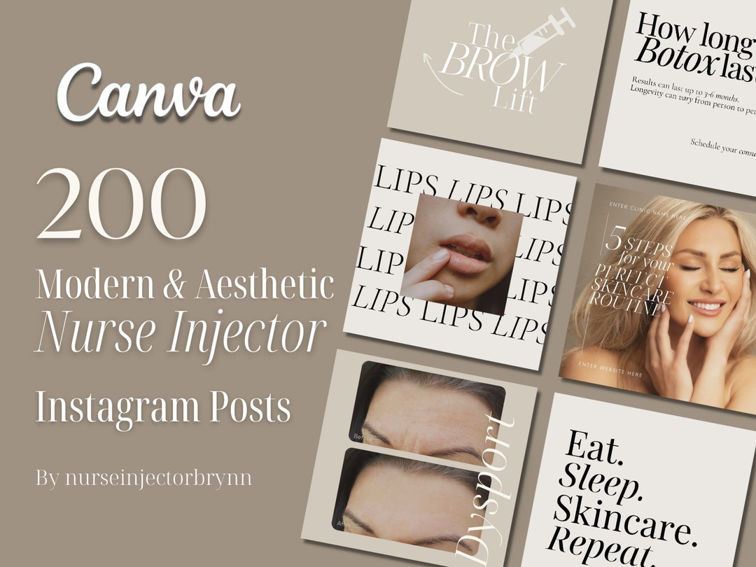 200 Nurse Injector Instagram Templates | Botox and Filler | Beauty ...