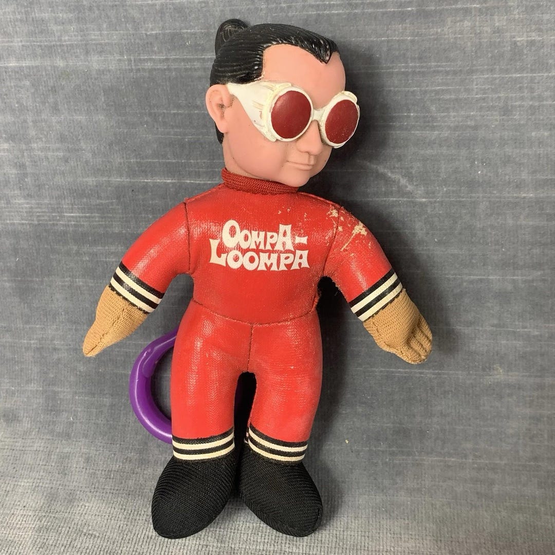 Charlie & the Chocolate Factory Wendys Oompa-loompa Plush Keychain