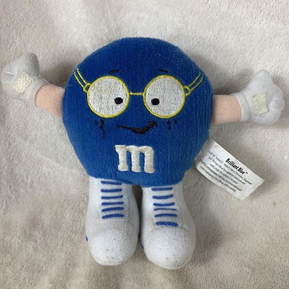m&m's BIGぬいぐるみ M&M's☆エムアンドエムズ☆大きいぬいぐるみ☆クッション☆ブルー