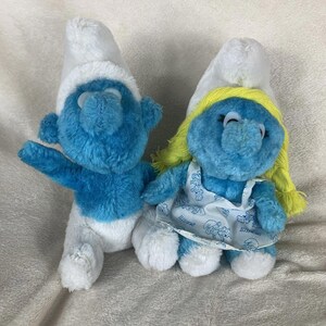 Vintage Smurf Plush - Etsy Canada