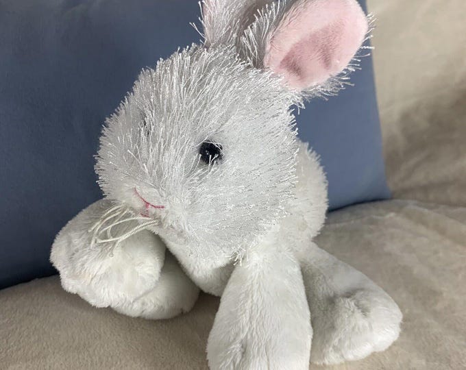 Ganz Webkinz WHITE BUNNY RABBIT Plush Stuffed Animal Toy No Code HM078 ...