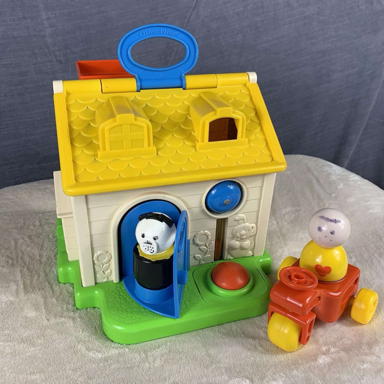 Fisher Price Discovery Cottage #136 Jumbo Little People Complete W