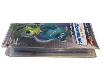 Monsters, Inc. (VHS, 2002) Clear Clam Shell Blue Tape Disney Animation  Studios - Etsy
