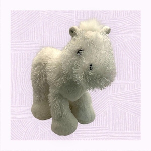 Ganz Webkinz American Albino Horse Plush NO CODE Stuffed Pony Animal Toy HM209