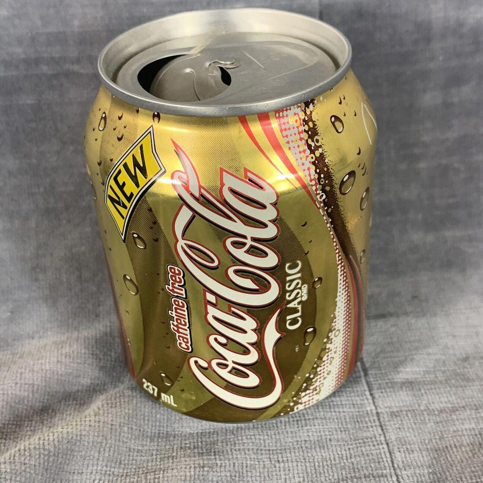 Vintage Caffeine Free Coca Cola Classic 237ml Gold Can 2004 - Etsy