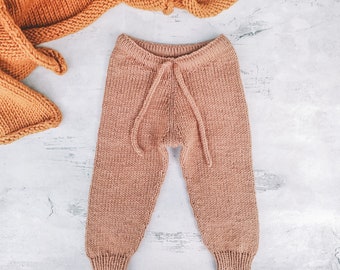 Knitting Pattern, Knit Baby and Kids Pants, Baby Child Seamless Pant, Pants for Baby Kid, 10 Sizes