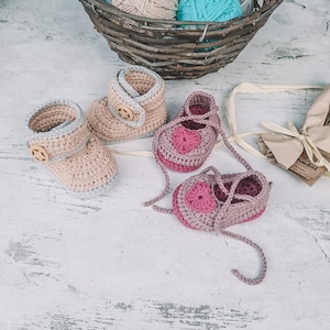 Crochet booties sneakers four size pattern, Baby Booties Pattern, Newborn Crochet Pattern, Crochet Bootie pattern, Modern baby booties