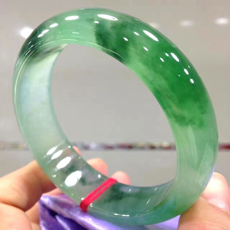 Natural Burmese Jade Bangle, Real Jadeite Bangle, Birthday Gift, Bangle