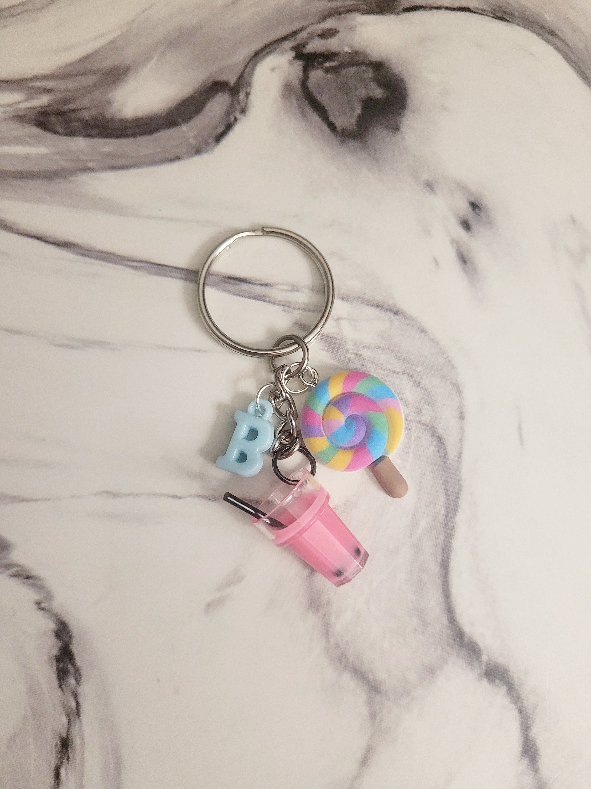 Boba Keychain/backpack Charm/purse Charm/kid's Keychain/bag Charm ...