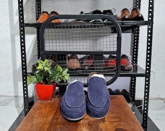 Handgemaakte suède halve loafers voor heren | Instappers voor heren|