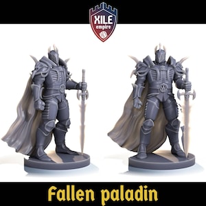 Paladin déchu (épée à deux mains) 28 mm, D&D, Pathfinder, mz4250