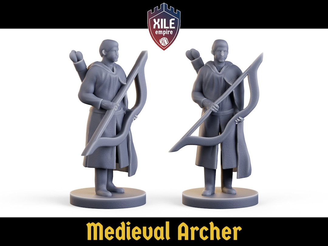 Medieval Archer, Pick a Color Etsy
