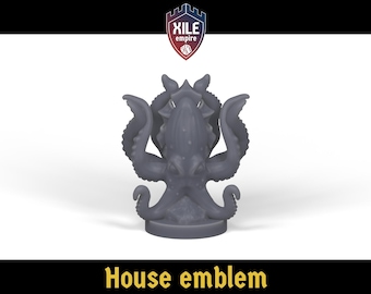 House Emblem: Greyjoy, set of 6, pick a color