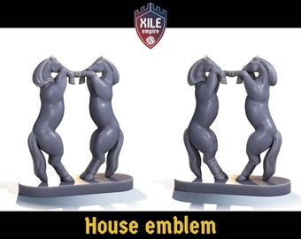 House Emblem: Dothraki, set of 6, pick a color