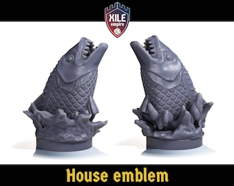 House Emblem: Tully, set of 6, pick a color