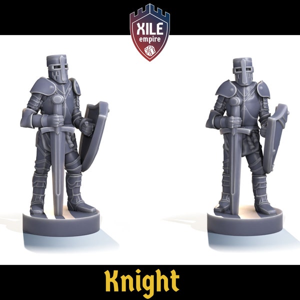 Board game knight, pick a color