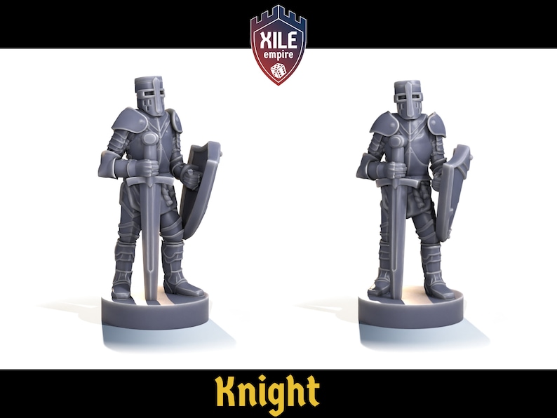 Board Game Knight, Pick a Color Etsy