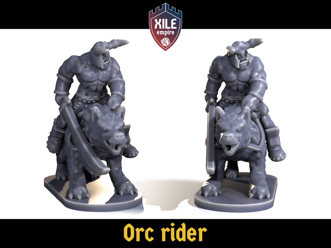 Orc Rider, Pick a Color - Etsy
