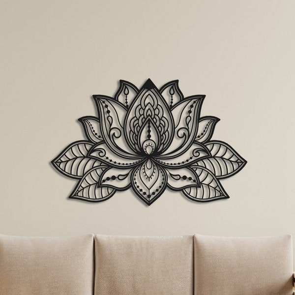 Mandala Metal Wall Art Etsy UK