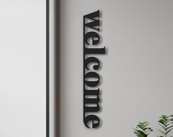 Welcome Metal Wall Art