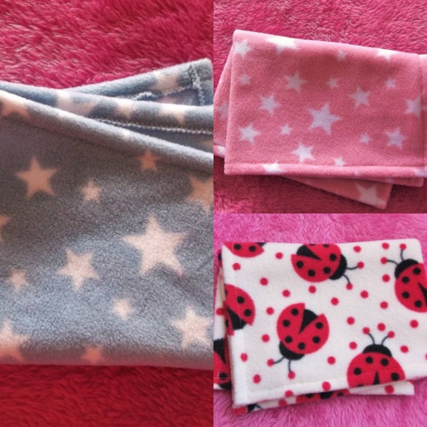 Blanket for Doll's Cots and Prams - Choice of Design