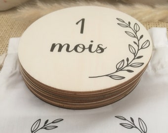 Cartes étapes bébé - Ma première année