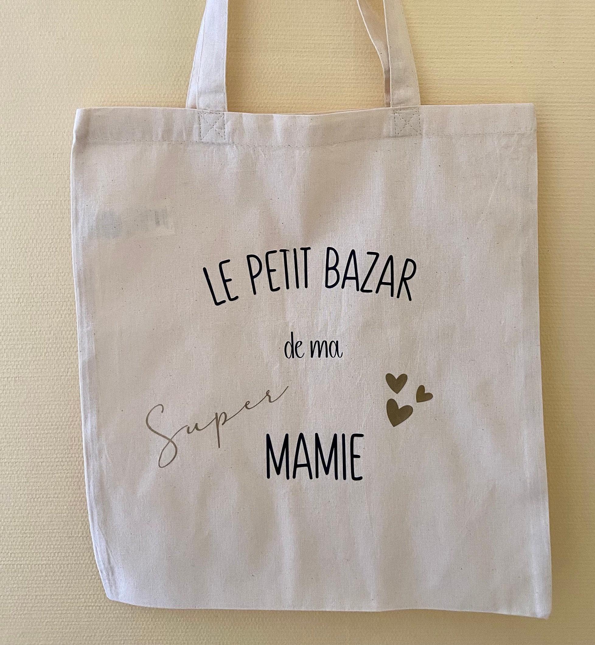 KEUkunHA Cadeau Fete Des Grand Mere Cadeau Mamie Cadeaux Fete Des Meres Merci Noel Saint Valentin Anniversaire Petits Avent Cadeaux Paques Halloween Départ Retraite Original Tote Bag Pour Mamie