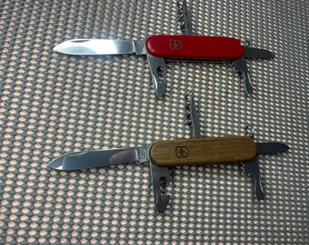 2 Victorinox Spartan wood 91 mm and Spartan 91 mm knives