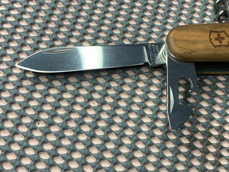 Victorinox Huntsman Wood Swiss Army Knife 91 Mm Etsy