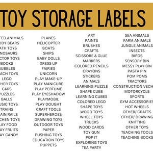 Stuff Toy Label Example 88 Printable Toy Storage Labels for IKEA Trofast – Perfect for ...