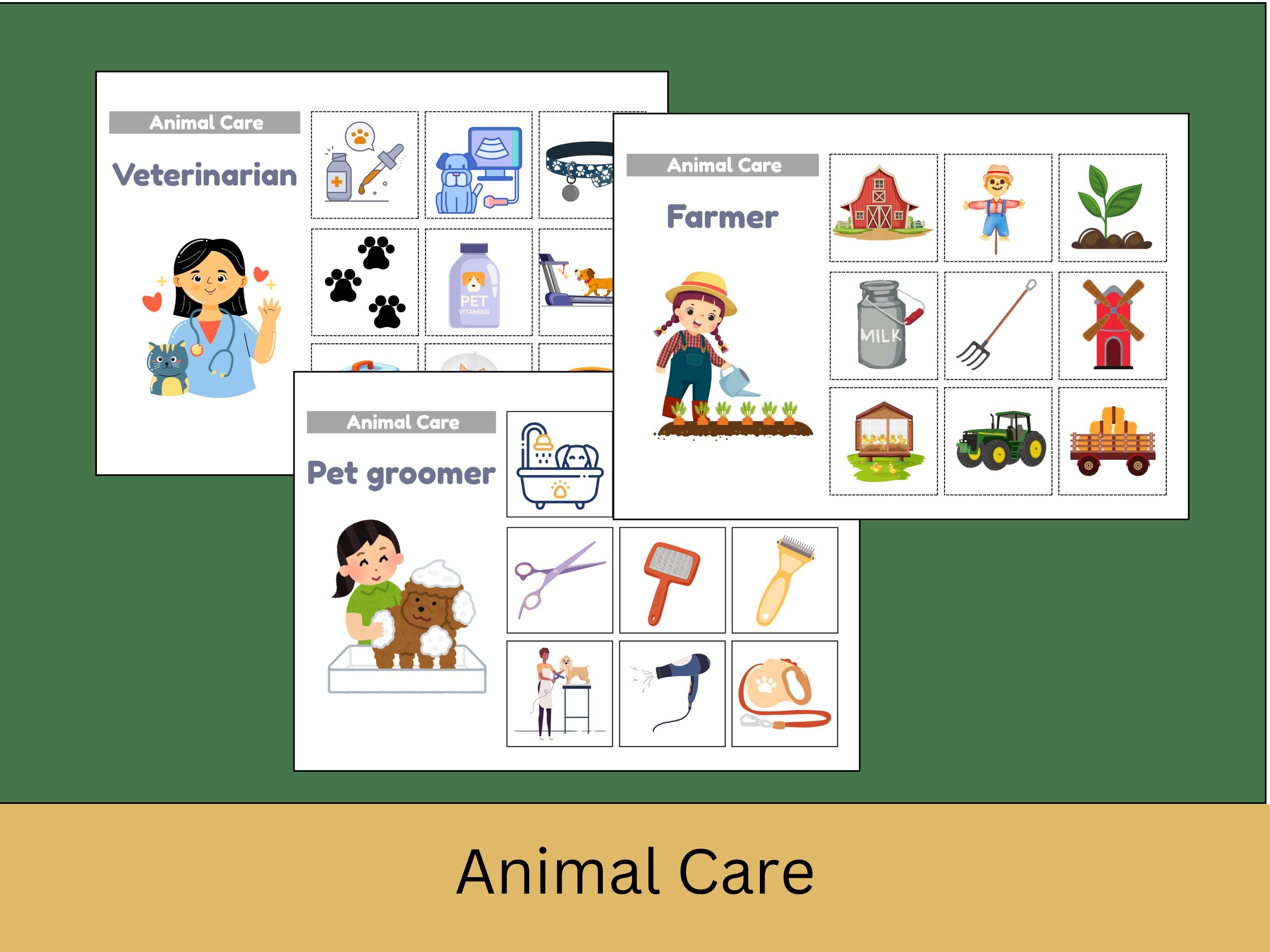 Community Helpers Printable Activity | Toddler Busy Book | Preschool ...