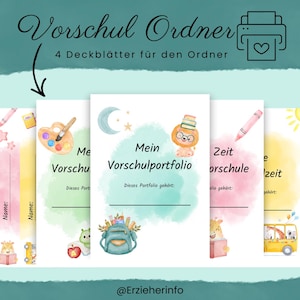 Szablon folderu przedszkolnego