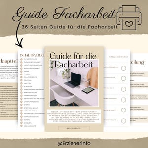 Digitaler Facharbeit-Guide für die Erzieherausbildung – Dein kompletter Begleiter von der Themenwahl bis zur Abgabe!