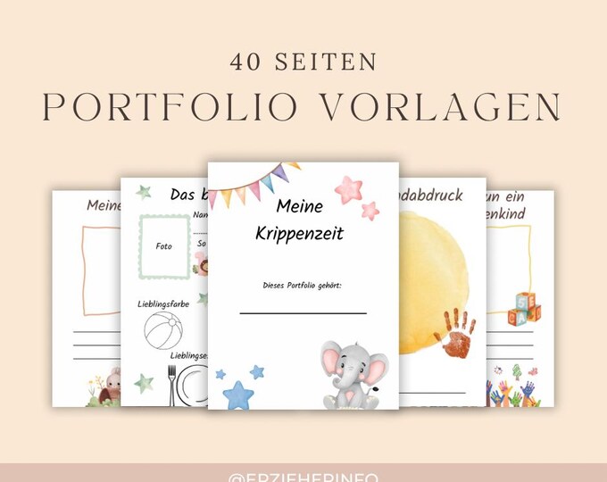Portfolio Vorlagen Zum Ausdrucken