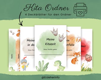Kindergarten folder template