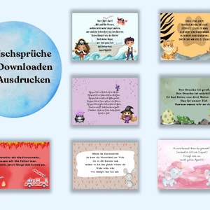 Tarjetas con frases de mesa | Descarga digital | Comer juntos con diversión y rituales