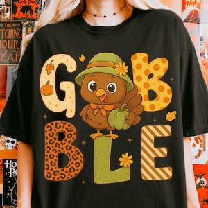 Thanksgiving Gobble Coquette PNG, Turkey PNG, Thanksgiving Sublimation Png, Thanksgiving Digital Download, Fall Png, Preppy Thanksgiving Png