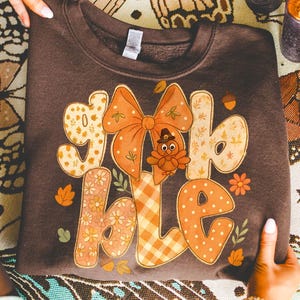 Thanksgiving Gobble Coquette PNG, Turkey PNG, Thanksgiving Sublimation Png, Thanksgiving Digital Download, Fall Png, Preppy Thanksgiving Png