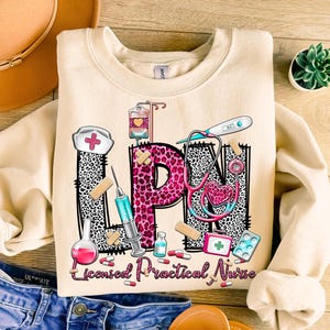 LPN Licensed Practical Nurse Png, Nurse Life Png, LPN Png, Nurse Shirt Design, Nursing Png, Nurse Png, Sublimation Designs, Digital Download