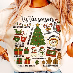 Tis The Season Png, Merry Christmas Png, Coquette Christmas Png, Girly Christmas Png, Retro Holidays Png, Winter Png, Santa Claus Png