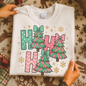 Ho Ho Ho Christmas Png, Merry Christmas Png, Coquette Christmas Png, Girly Christmas Png, Retro Holidays Png, Winter Png, Preppy Christmas
