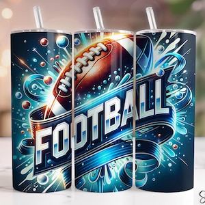 Football Tumbler Wrap, Game Day Tumbler Wrap PNG, 20 Oz Skinny Tumbler Sublimation Design, Football Mom Tumbler Wrap, Sports Tumbler Png