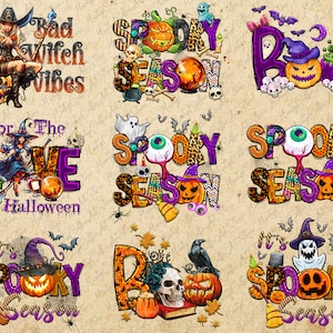 Halloween Sublimation Designs Bundle Png, Halloween Png Bundle, Halloween Designs Bundle, Sublimation Designs Downloads, Digital Download