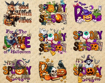 Halloween Sublimation Designs Bundle Png, Halloween Png Bundle, Halloween Designs Bundle, Sublimation Designs Downloads, Digital Download