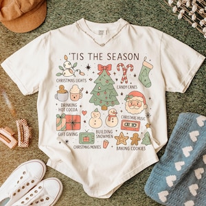 Tis The Season Png, Merry Christmas Png, Coquette Christmas Png, Girly Christmas Png, Retro Holidays Png, Winter Png, Santa Claus Png