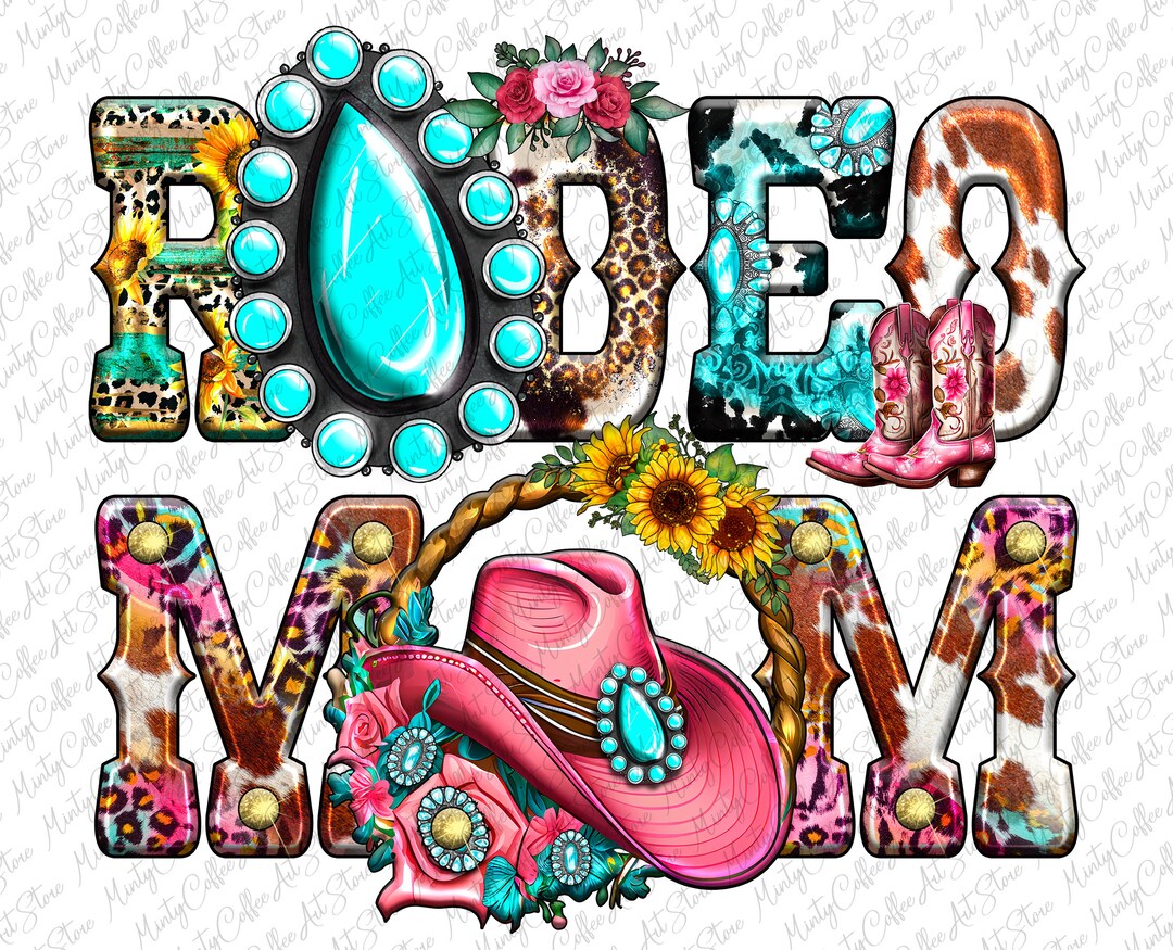 Rodeo Mom Png Sublimation Design, Rodeo Mama Png, Rodeo Png, Western ...